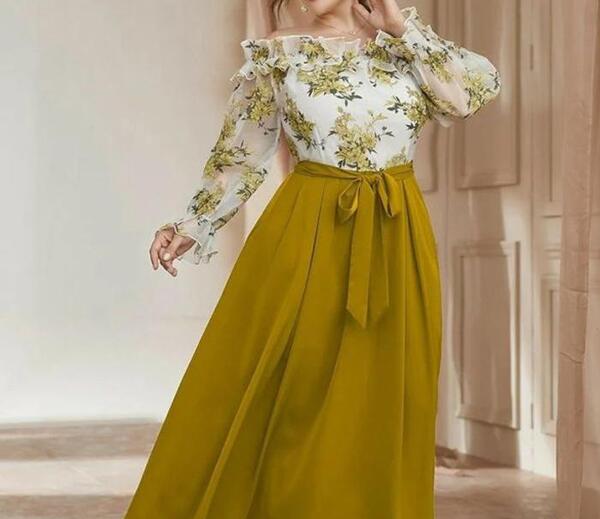 عکس مدل سارافون خانگی برای افراد چاق