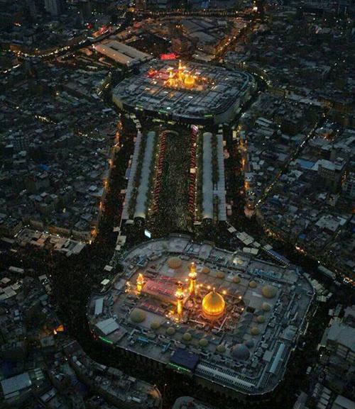 عکس بین الحرمین از هواپیما