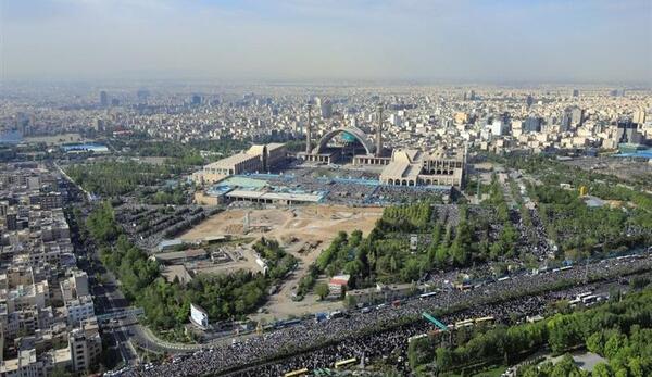 عکس هوایی صبح امروز