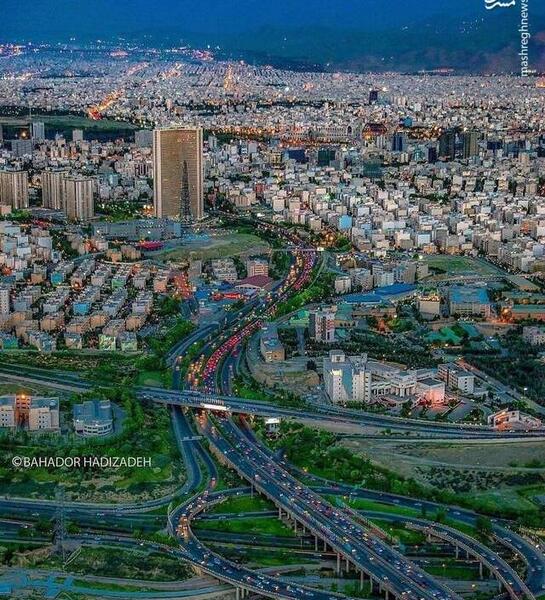 عکس هوایی صبح امروز