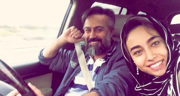 عکس دانیال حکیمی با همسر
