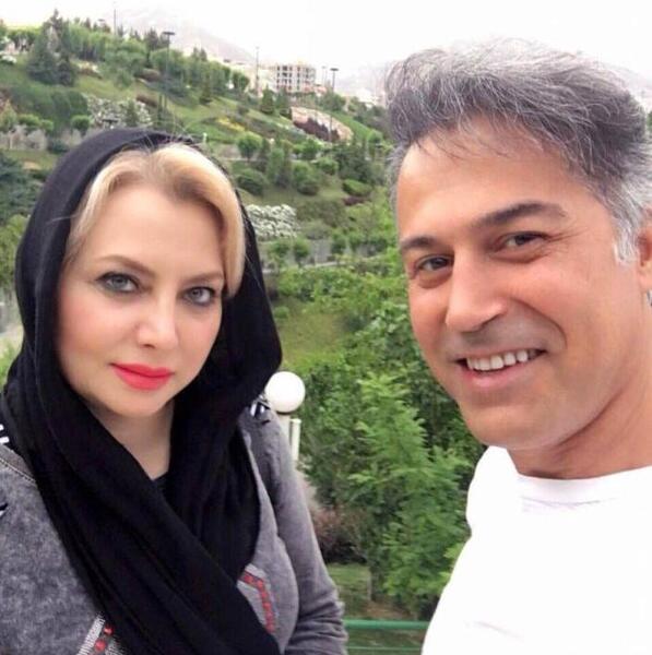 عکس دانیال حکیمی با همسر