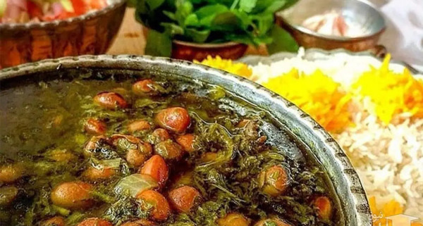 عکس قورمه سبزی جا افتاده