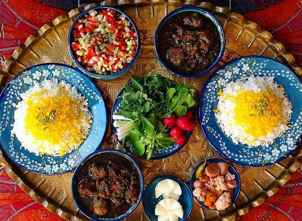 عکس قورمه سبزی جا افتاده