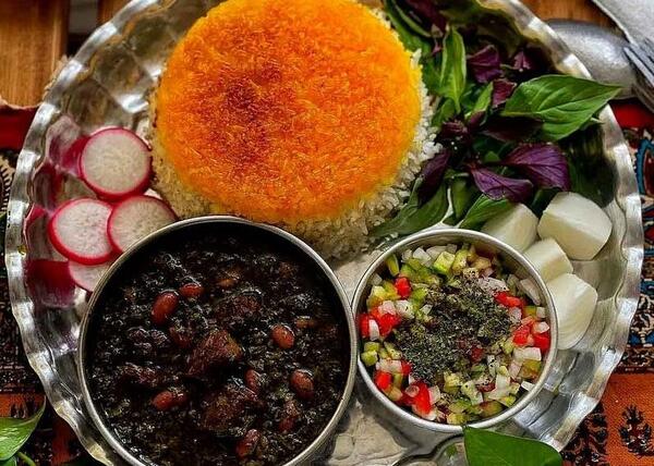 عکس قورمه سبزی جا افتاده
