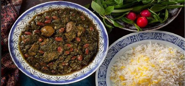 عکس قورمه سبزی جا افتاده