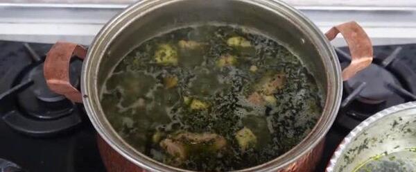 عکس قورمه سبزی جا افتاده