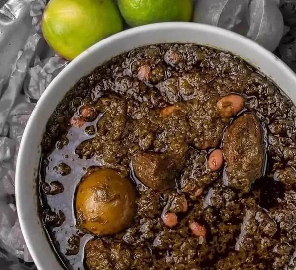 عکس قورمه سبزی جا افتاده