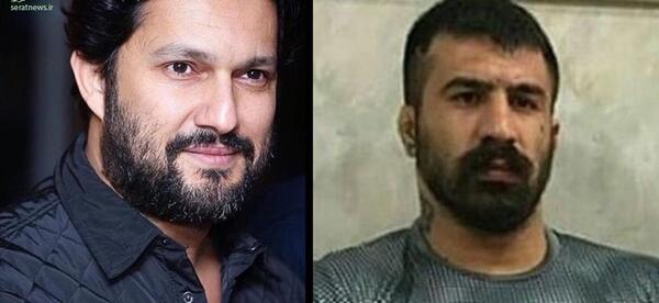 عکس وحید مرادی در مقابل سردار