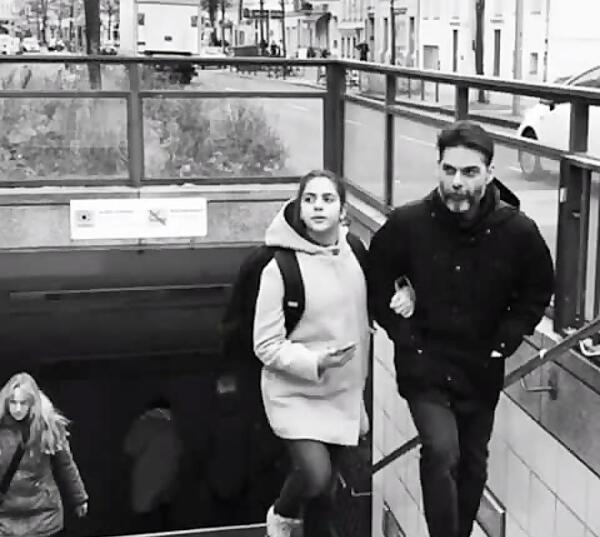 عکس پیمان معادی با دخترش