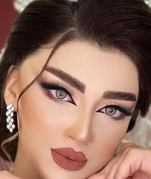 عکس عروس آرایش شده
