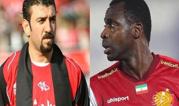 عکس علی انصاریان با لباس پرسپولیس