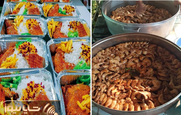 عکس زرشک پلو با مرغ نذری