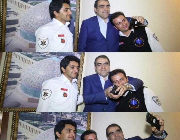 عکس پرحاشیه گرفتن
