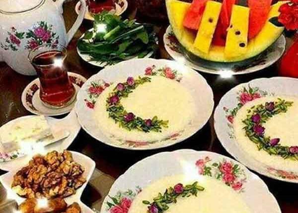 عکس سفره افطار مجلسی