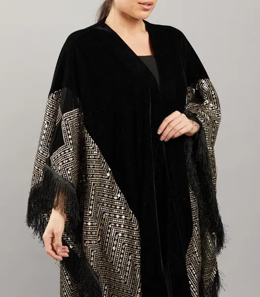 عکس مدل مانتو بلند با پارچه ژرسه