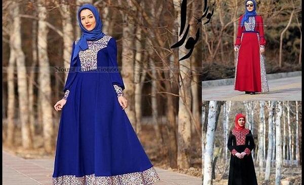 عکس مدل مانتو بلند با پارچه ژرسه