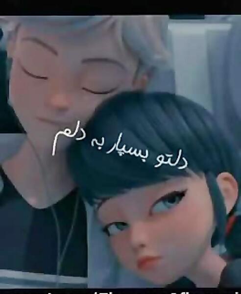 عکس مرینت و ادرین با اهنگ