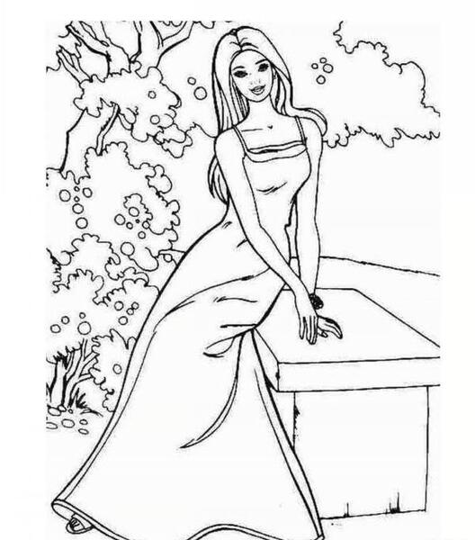 عکس ایده نقاشی باربی