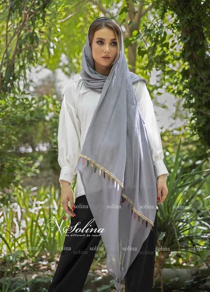 عکس شال طوسی دخترانه