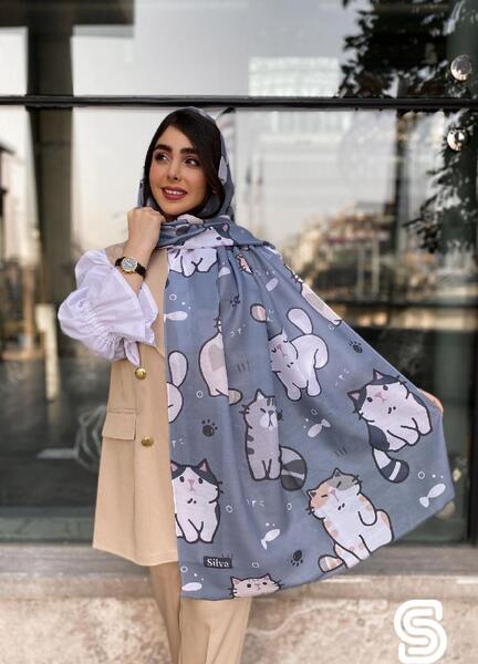 عکس شال طوسی دخترانه