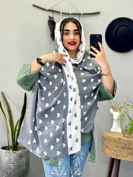 عکس شال طوسی دخترانه