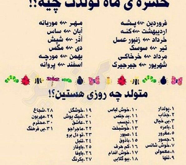 عکس چالش تاریخ تولد