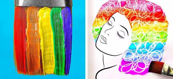 عکس ایده برای نقاشی کاردستی