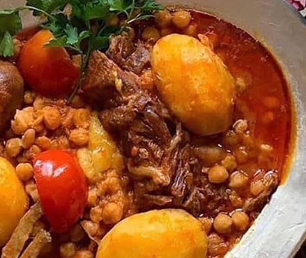 عکس آبگوشت در قابلمه