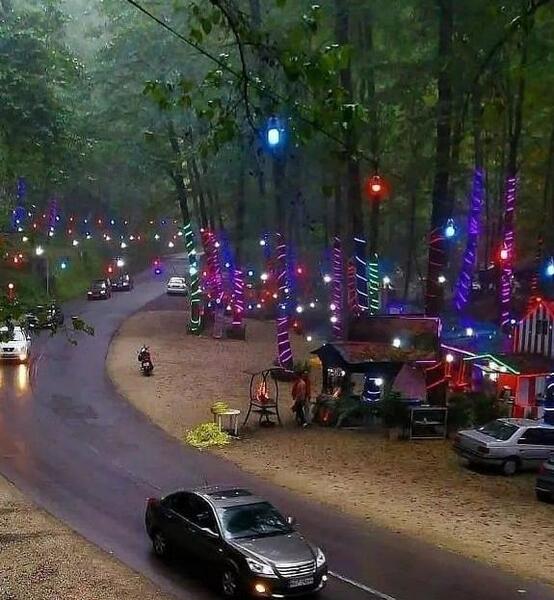عکس جاده عباس آباد به کلاردشت