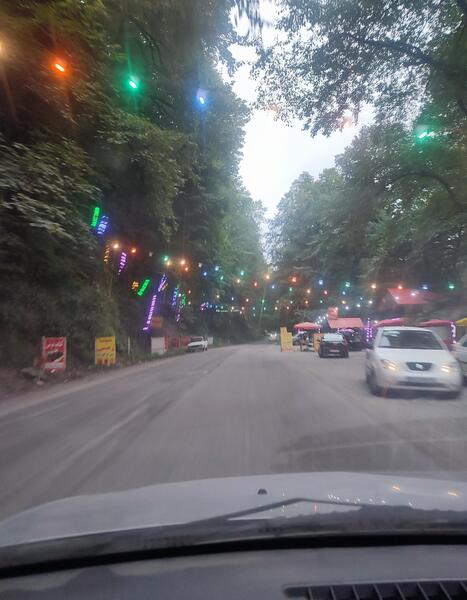 عکس جاده عباس آباد به کلاردشت