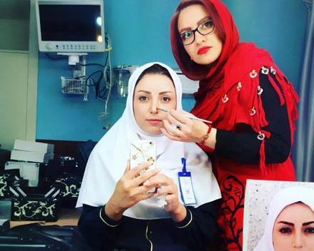 عکس شیوا بلوچی در سریال پرستاران