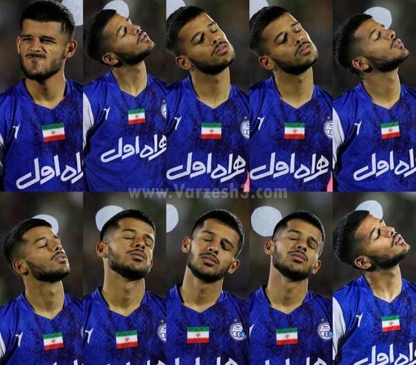 عکس مهدی قائدی با جام قهرمانی استقلال