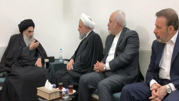 عکس ظریف با روحانی