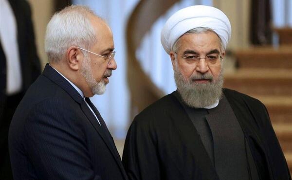 عکس ظریف با روحانی