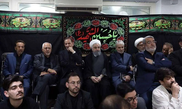 عکس ظریف با روحانی