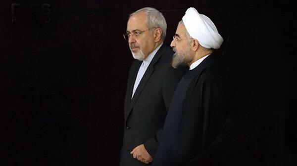 عکس ظریف با روحانی