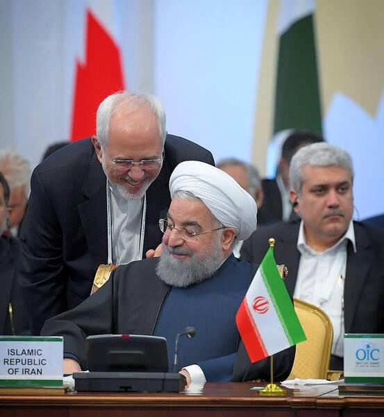 عکس ظریف با روحانی