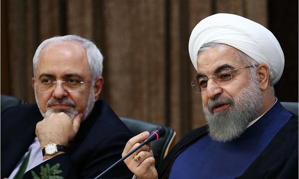 عکس ظریف با روحانی