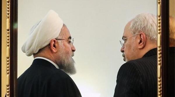 عکس ظریف با روحانی