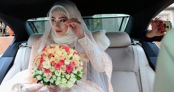 عکس عروس و داماد مسخره