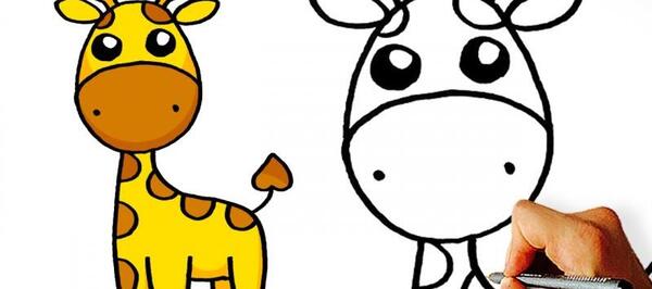 عکس نقاشی زرافه