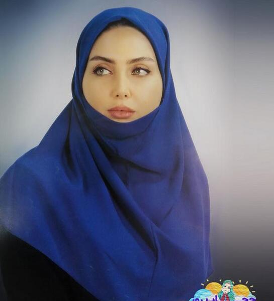 عکس مقنعه طرح دار