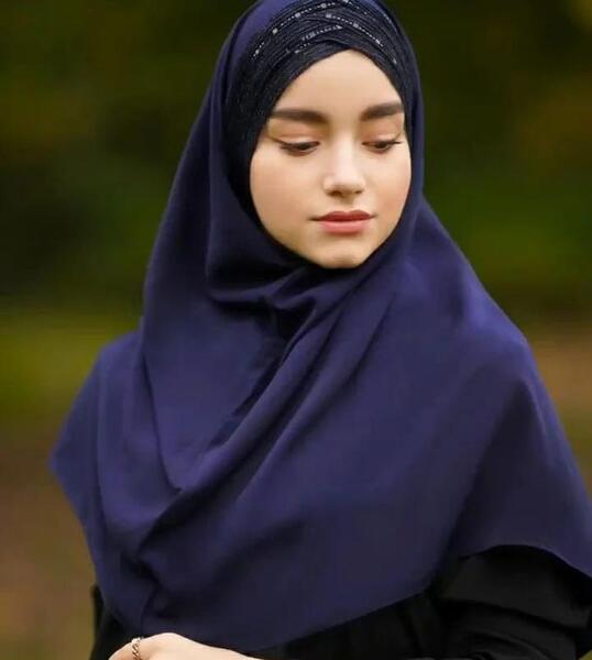 عکس مقنعه طرح دار