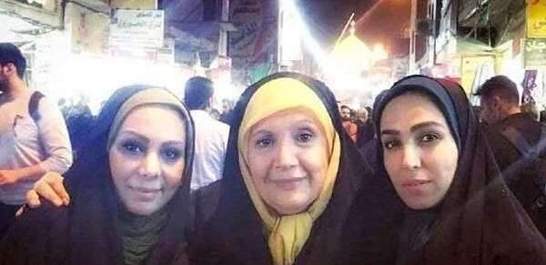 عکس سوگل طهماسبی در کربلا