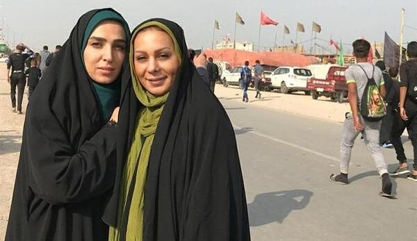 عکس سوگل طهماسبی در کربلا