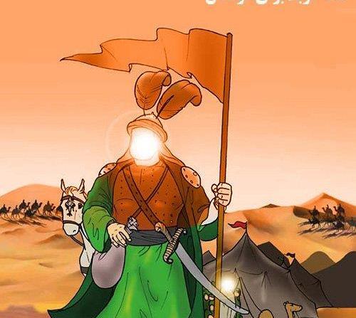 عکس نقاشی شمر و امام حسین