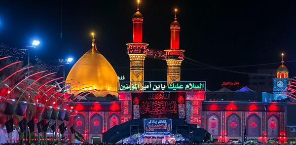 عکس نزدیک از حرم امام حسین