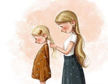 عکس نوشته مادرانه برای دختر