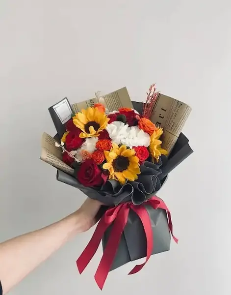عکس دسته گل معمولی